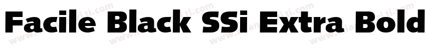 Facile Black SSi Extra Bold字体转换